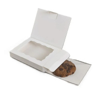 Cookie Geschenk Box 10 x 12 ,5 x 2 cm 10 Stk./Pkg - perfekte Verpackung für 4 Pfeffernüsse oder Chocomandis