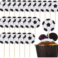 Fußball Stecker Set 48 Stk. Durchmesser 3,5 cm aus...