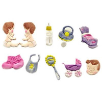 Geburt Baby Nursery Set Tappits Ausstecher Set  fmm