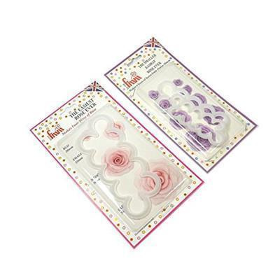 SET fmm Easiest Rose ever SET - 3 Ausstecher in einem Set für Rosen von 1,5 bis 7 cm