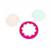 Scalloped Plaque Cutter / Ausstecher f&uuml;r z.B. Cupcakes oder Blumen von fmm