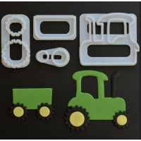 Traktor Set Ausstecher  - fmm Tractor Cutter Set 4-teilig