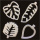 Tropische Blätter Set 4teilig - Totally Tropical Leaves von fmm - Größe 5 bis 10 cm