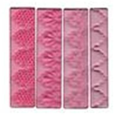 Textured Lace Set1 fmm geprägte Spitze Set mit 3 Prägern und 1 Ausstecher