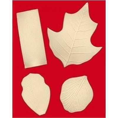 fmm Veining mats flexibel - Prägematten flexibel für Blätter und Blüten  Nr. 5 - 8