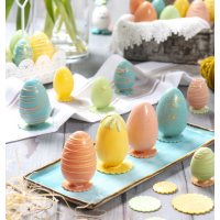 Eier Ostern Profi Schokoladeform Decora 10 Hälften...