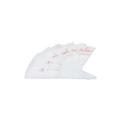 Spritzbeutel Decora 46 cm, Baumwolle innen beschichtet, Kanten und Spitze verstärkt
