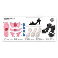 Lady Shoe Miniatur Set 5-teilig Minislipper