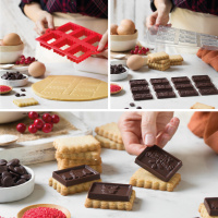 Cioco Cookies Set Weihnachten - Keksausstecher und Schokotafel Form im Set von Decora