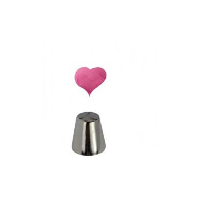 Russiche 3D Tülle von Decora Herz No 252 18 mm Cornetto Cuore Heart Nozzle