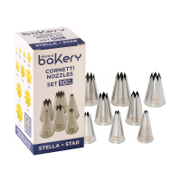 Profi  Set  SternTüllen  10 teilig von 4 bis 18 mm...