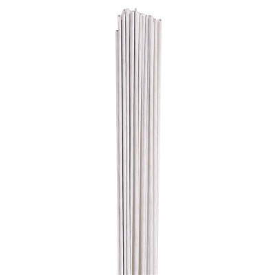 Culpitt Blumendraht papierummantelt wei&szlig; 18 gauge 1,2 mm 20 Stk. 36 cm L&auml;nge