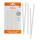 Strohhalme Papier Trinkhalme weiß - 80 Stk. Bio 100 %  abbaubar - Stohhalme und Cake Pop Stiele von Decora