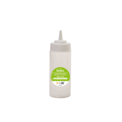 Drip- Quetschflasche 250 ml  mit Tülle 2,8 mm im Deckel von Decora aus Kunststoff Spritzflasche