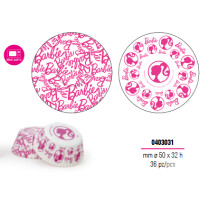 Barbie Muffin Papier F&ouml;rmchen 50 x 32  mm 36 Stk....