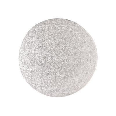 Cake Board rund silber 38 cm x 1,2 cm Decora