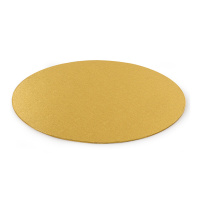 Tortenplatte 3 mm Gold rund 32 cm x 3 mm dick Decora